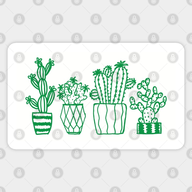 CACTUS SHIRT, SUCCULENTS, Succulent Shirt, Colorful Cacti, Gardening, Potted Plants, Shirt, Gifts for Plant Lovers, Fun Shirt for Gardeners Sticker by YellowDogTees